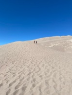 Climbing the dunes