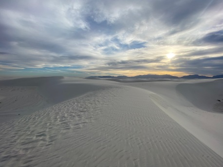 Gorgeous evening at White Sands